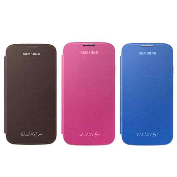 Samsung i9500 Galaxy S4 Flip Cover Orjinal Kılıf 3'lü Paket - Resim 3