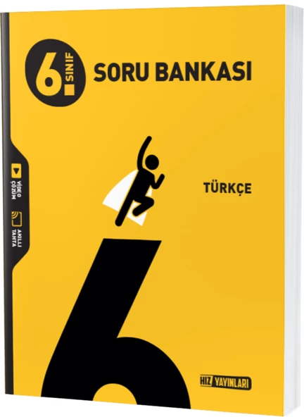 Hız Yayınları 6.Sınıf Türkçe Soru Bankası