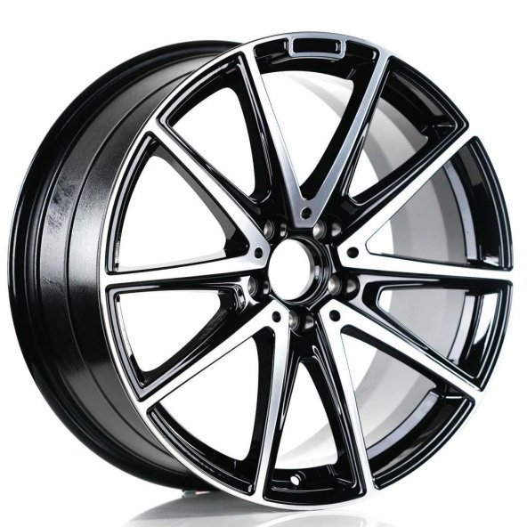 EMR-A330-01 8.5x19" -5x112 ET45 66.6 Black Diamond Jant (4 Adet)