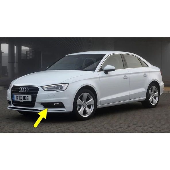 Audi A3 Sedan 2013-2016 Ön Tampon Sol Sis Farı Kapağı Krom 8V5807681A ürün görseli