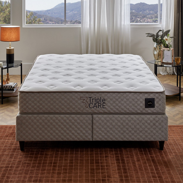 Yataş Puffy Triple Care DHT Yaylı Yatak 160x200 - 2