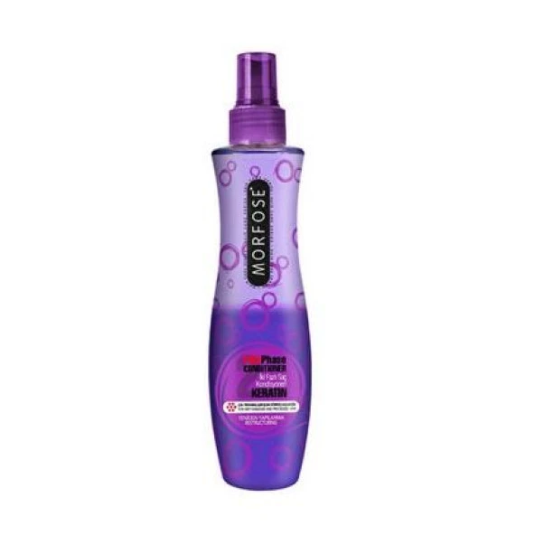 Morfose İki Fazlı Fön Suyu Sıvı Saç Kremi 240ml Keratin Yıpranmış Saçlar