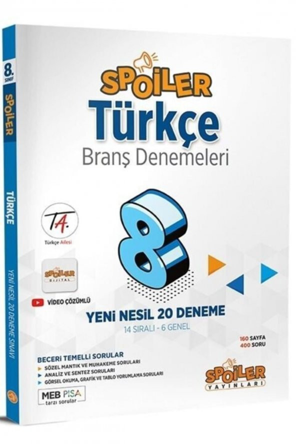 8. Sınıf Türkçe Branş Denemeleri