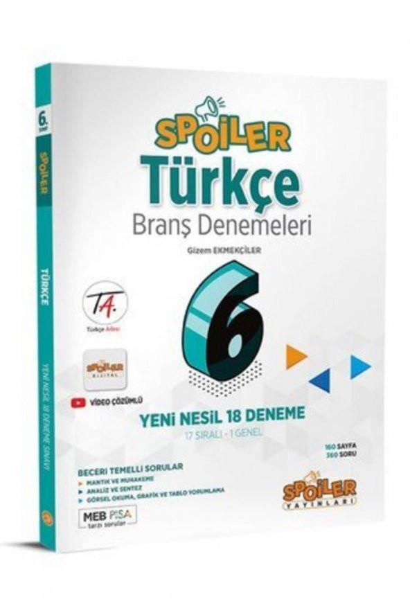 6.sınıf Türkçe Branş Denemeleri