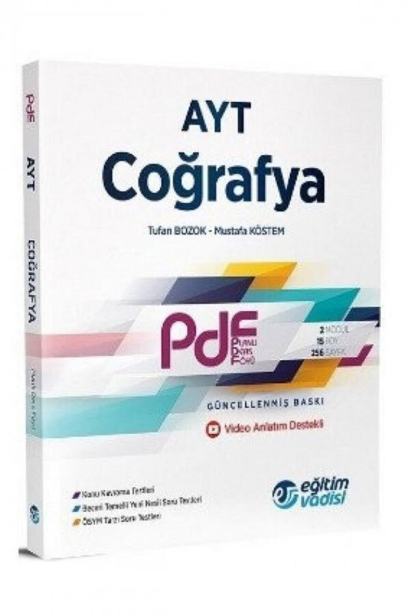 Ayt Pdf Coğrafya Video Anlatım Destekli S