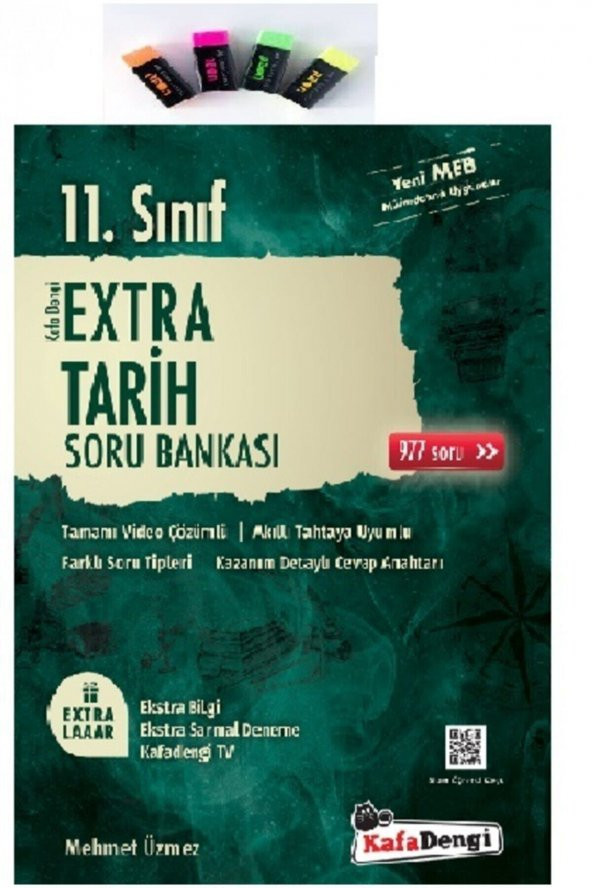 Kafadengi 11.sınıf Extra Tarih Soru Bankası (tümü Video Çözümlü) - 2