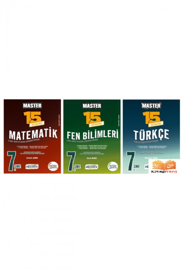 7. Sınıf Okyanus Master Matematik + Fen + Türkçe 2021 Deneme