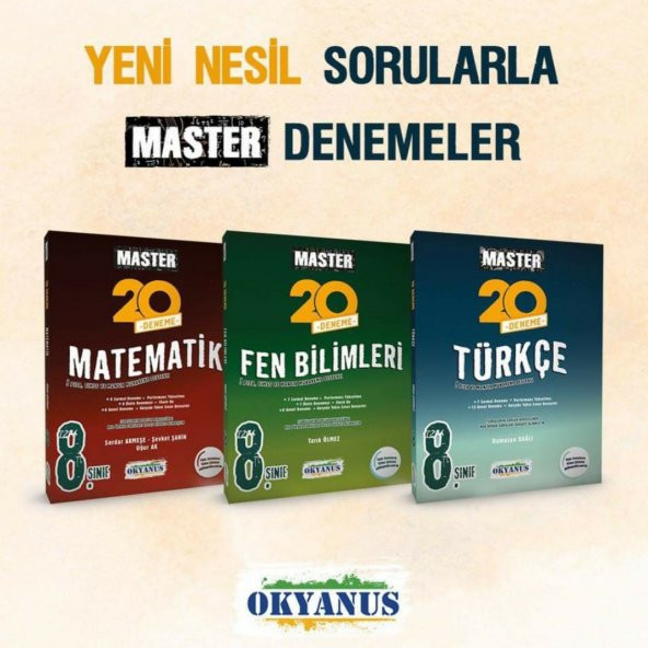 8. Sınıf Okyanus Master Deneme Seti