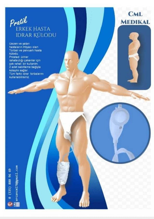 Cml Yatan Ve Ayakta Hastalar Için Pisuvarlı Hasta Külodu Prostat Hasta Külodu(erkekler Için) - 4