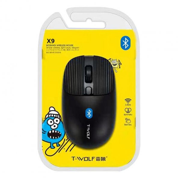 T-Wolf X9 Kablosuz Bluetooth Mouse 7342