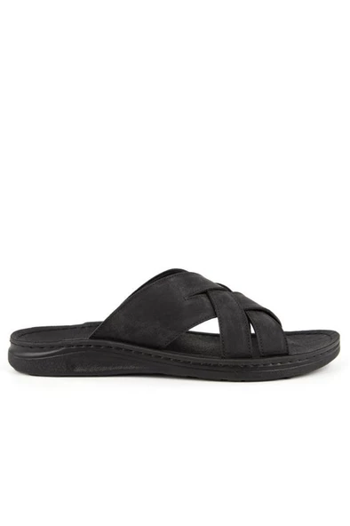 Muya Tiger 31318-001 Anatomik Taban Erkek Terlik Siyah 40-45 - 3
