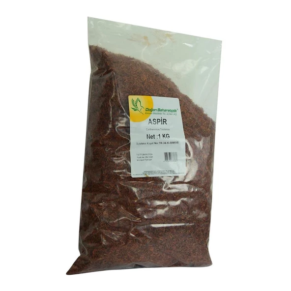 Doğan Aspir Otu Kır Safranı Haspir Saf Asfor Yalancı Safran 1KG - 2