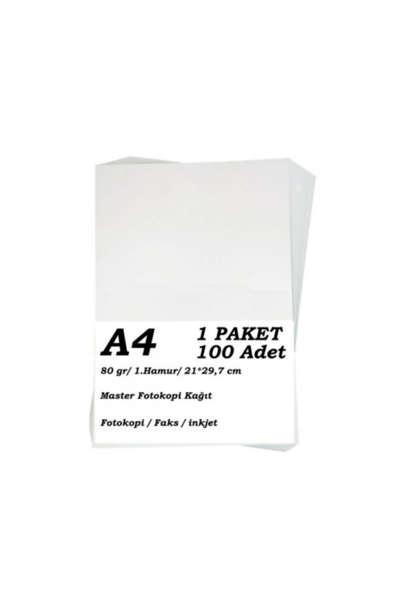 MeralPrinting A4 Fotokopi Kağıdı 100lü Paket 80 Gr.