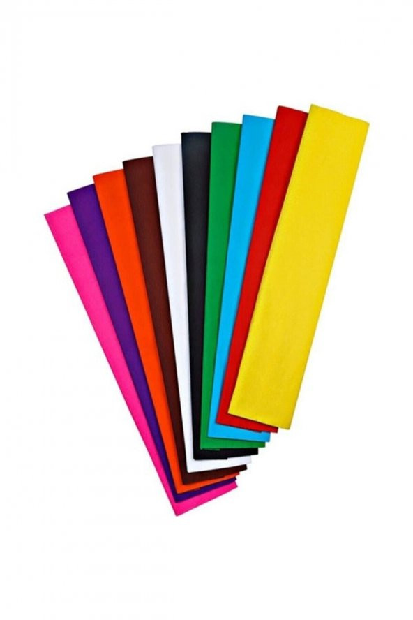 Nova Color Nc-338 Krapon Kağıdı 10lu Karışık Renkli Set