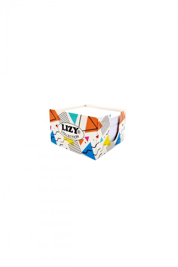 Lizy 8.5x8.5 Kutulu Küp Not 500 Lü Beyaz 5 Adet - 4