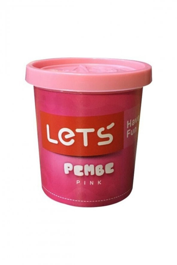 Lets Pembe Tek Renk Oyun Hamuru 150 gr