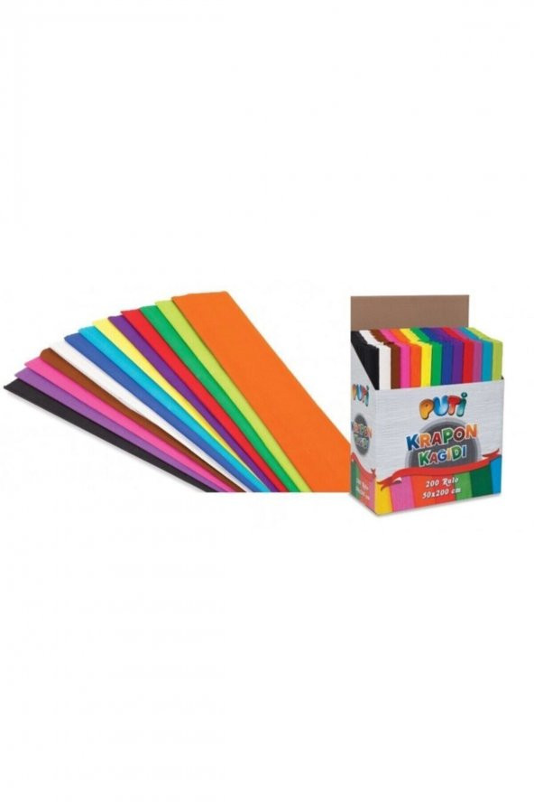 Puti Krapon Kağıdı 50x200 Cm Yeşil 10lu - 2