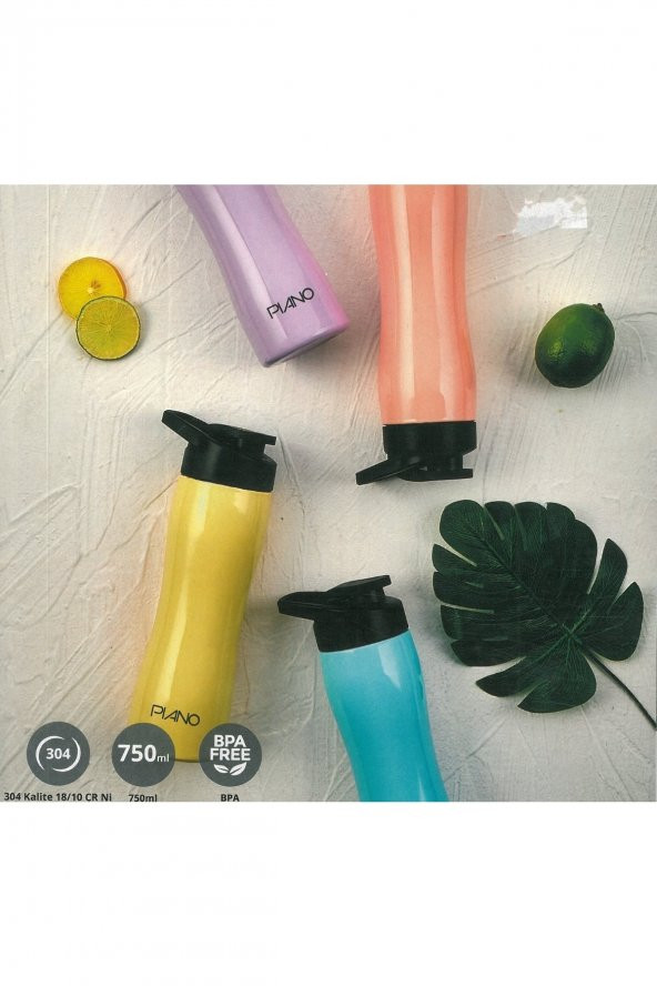 Piano Paslanmaz Çelik Matara 750 Ml. Orjinal Lisanslı - 2