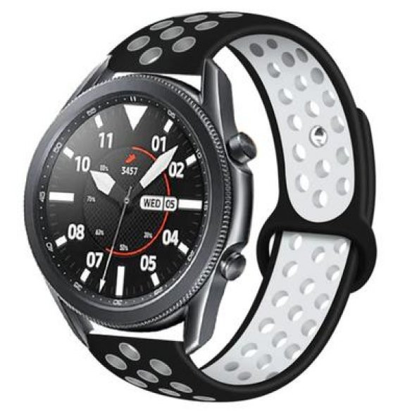 Amazfit Pace Delikli Spor Silikon Kordon Kayış - 11