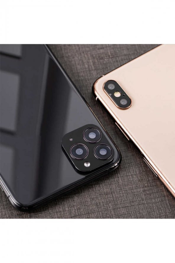 Apple Iphone Xs 5.8 Cp-01 Iphone 11 Pro Max Kamera Lens Dönüştürücü Siyah - 3