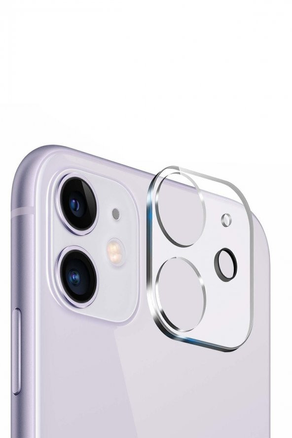 Iphone 11 Uyumlu Kamera Koruyucu Cam 9d Lens Koruma