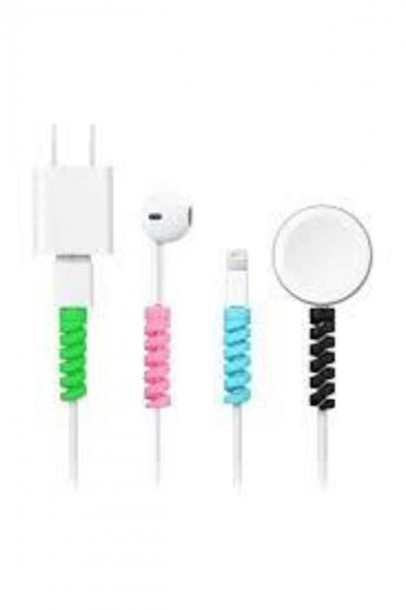Micro Usb - Type C - Iphone Kablo Spiral Kablo Koruyucu Inovaxis - 2