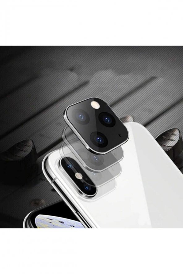 Apple Iphone Xs Max-Iphone 11 Pro Uyumlu Kamera Lens Dönüştürücü-Siyah Renk - 3