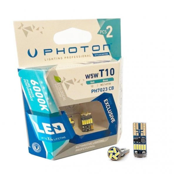 Photon T10 Beyaz LED 15li Can-Bus Exclusive  PH7023