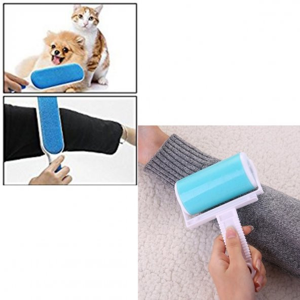 River World Toz Tüy Rulosu Yıkanabilir ve Evcil Hayvan Toz Temizleme Fırça Tarak Seti - 2