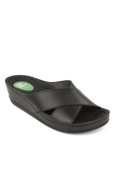 Muya Active 31135-001 Topuk Jelli Anatomik Taban Kadın Terlik Siyah 36-40 - Resim 3
