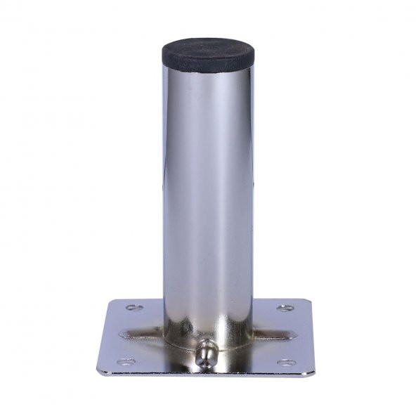(4 Adet) Mobilya Masa Sehpa Ayağı Metal Ayak 10 Cm Krom - 2