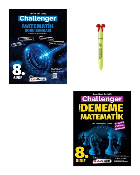 LGS 8.Sınıf Challenger Matematik Soru Bankası ve Matematik Deneme