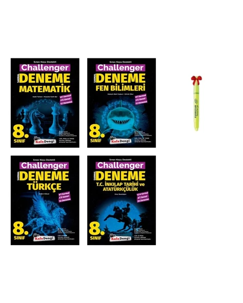 LGS 8.Sınıf Challenger Matematik Fen Bilimleri Türkçe İnkılap Deneme