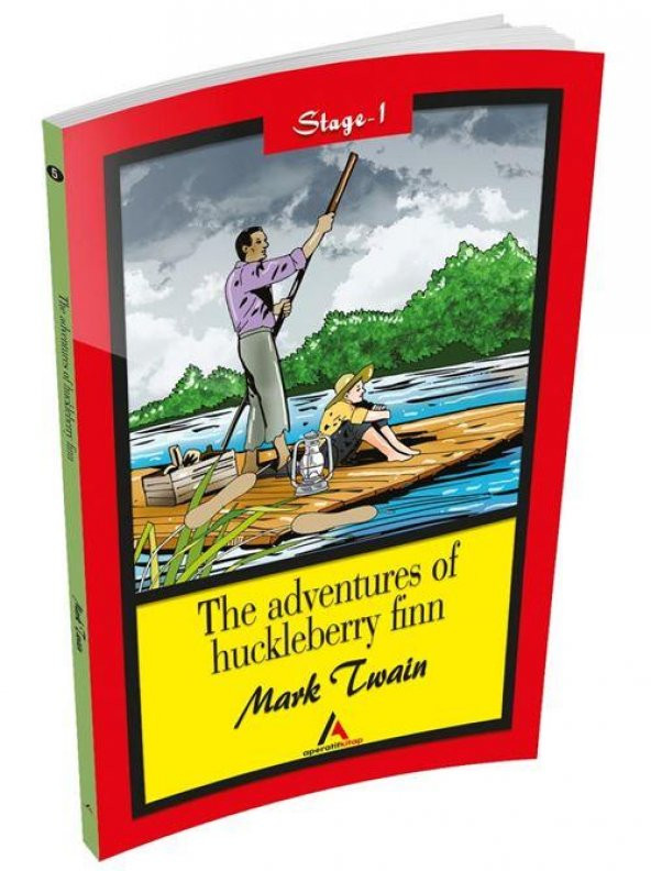 The Adventures Of Huckleberry Finn - Mark Twain (Stage-1) Aperatif Kitap