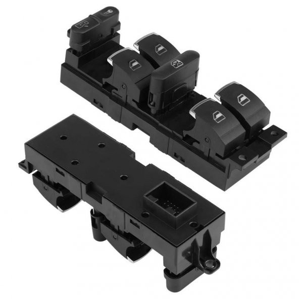 SEAT LEON DÖRTLÜ CAM AÇMA DÜĞMESİ ANAHTARI (1998-2005)*KROM * - Resim 3