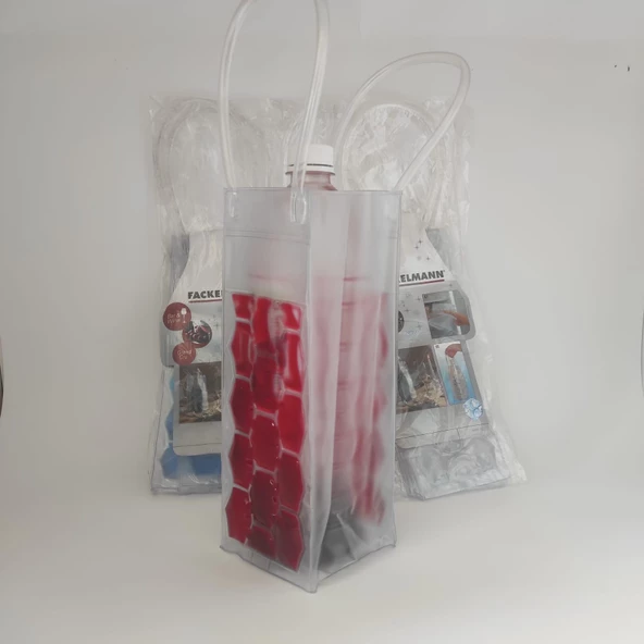 PVC Jelli Şişe Soğutma Torbası Meşrubat Soğutma Torbası Şişe Soğutucu Çanta - 4