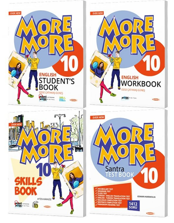 Kurmay Elt 10. Sınıf More & More 4 Lü Tam Set 2023