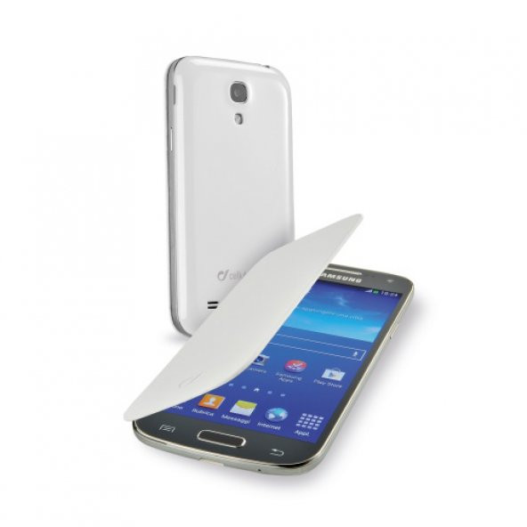 Samsung Galaxy S4 Mini Cellular Line Flip Book Kılıf Beyaz - BACKBOOKGALS4MINW (Outlet)