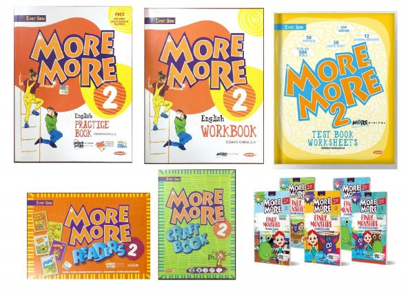 More & More 2. Sınıf Pratice Book + Test Book + Hikaye Seti 2023