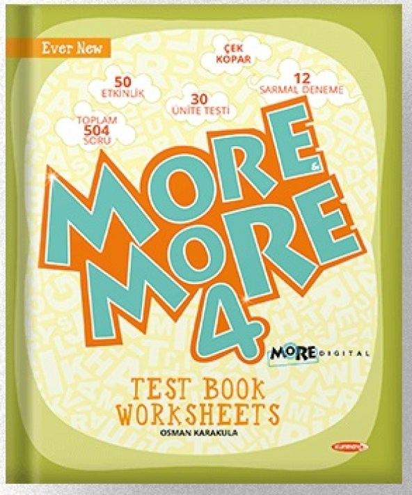 More & More 4. Sınıf Test Book Worksheets 2023