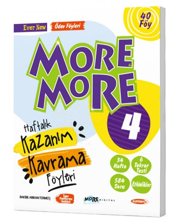 More & More 4. Sınıf Kazanım Kavrama Föyleri 2023 ürün görseli