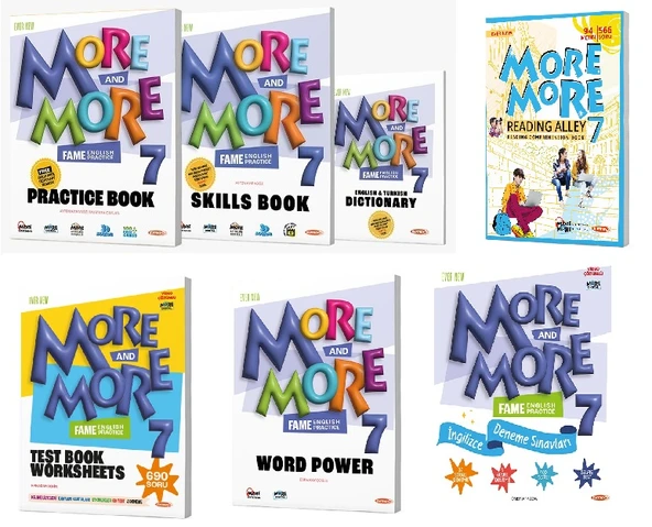 More More 2025 7. Sınıf 5 Li Tam Set Pb+Tb+Wp+St+Reading ürün görseli 1