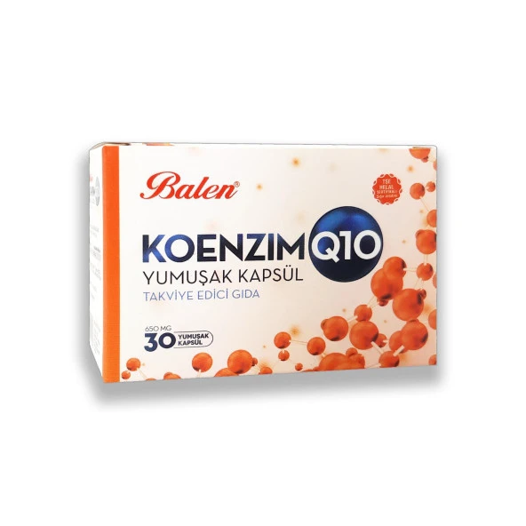 Balen Koenzim Q10 650 Mg 30 Yumuşak Kapsül ürün görseli 1
