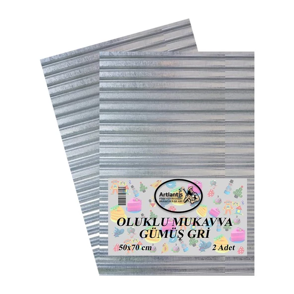 Oluklu Mukavva Renkli 50x70 2 Adet Artlantis Renkli Oluklu Mukavva 2 Adet 50*70 - 2