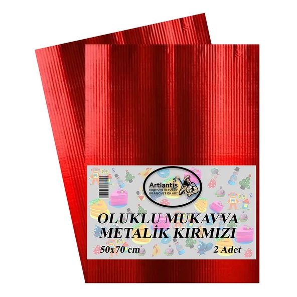 Oluklu Mukavva Renkli 50x70 2 Adet Artlantis Renkli Oluklu Mukavva 2 Adet 50*70 - 6