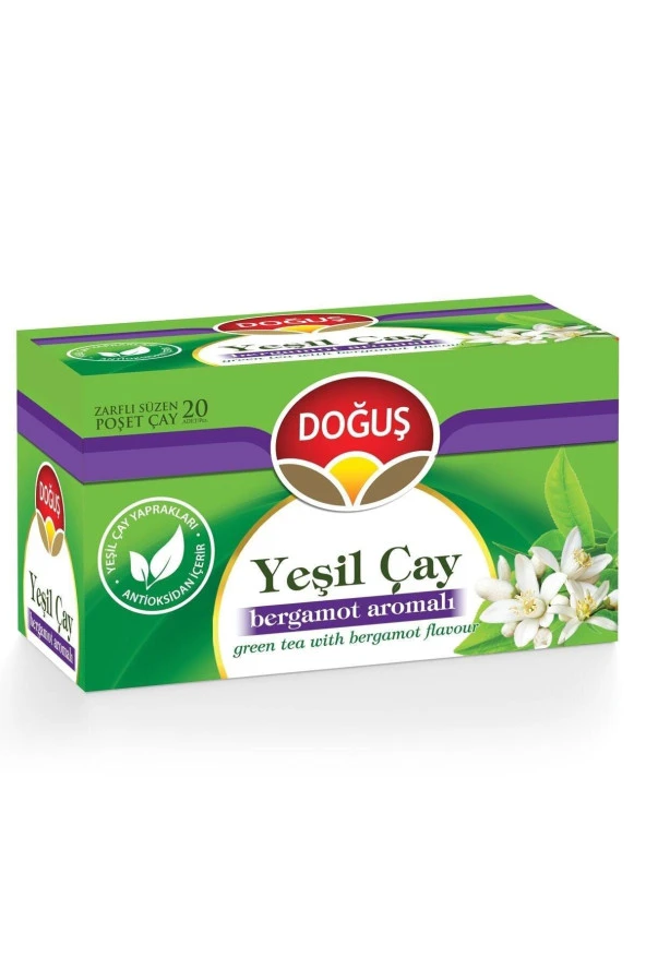 Doğuş Bergamot Yeşil Çay Süzen Poşet 20 Li