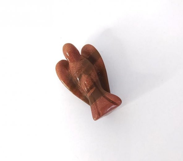 Doğal Taş 3.5 Cm Mini Melek Heykel Doğal Taş Oyma Cep Koruyucu Şifa Taşı Şanslı - 2