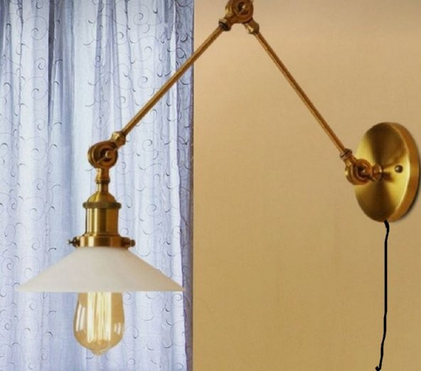 MYLİGHTS ÜÇ MAFSALI OKUMA LAMBASI KABLOLU AHANTARLI FİŞLİ