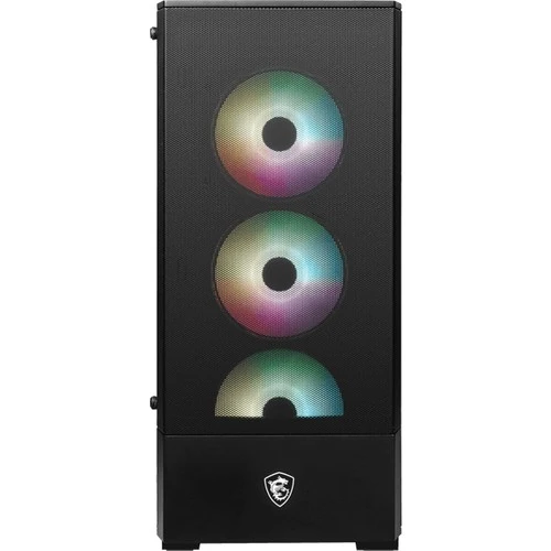 Msı Mag Forge 112R Temperli Cam 3X120MM 1X120MM Argb Fan Atx Gaming Bilgisayar Kasası - Resim 4
