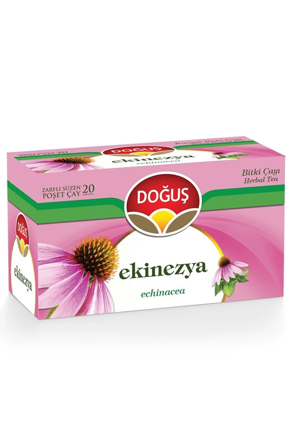 Doğuş Ekinezya Bitki Çayı Süzen Poşet Bardak Sallama Poşet Çay 20 Li